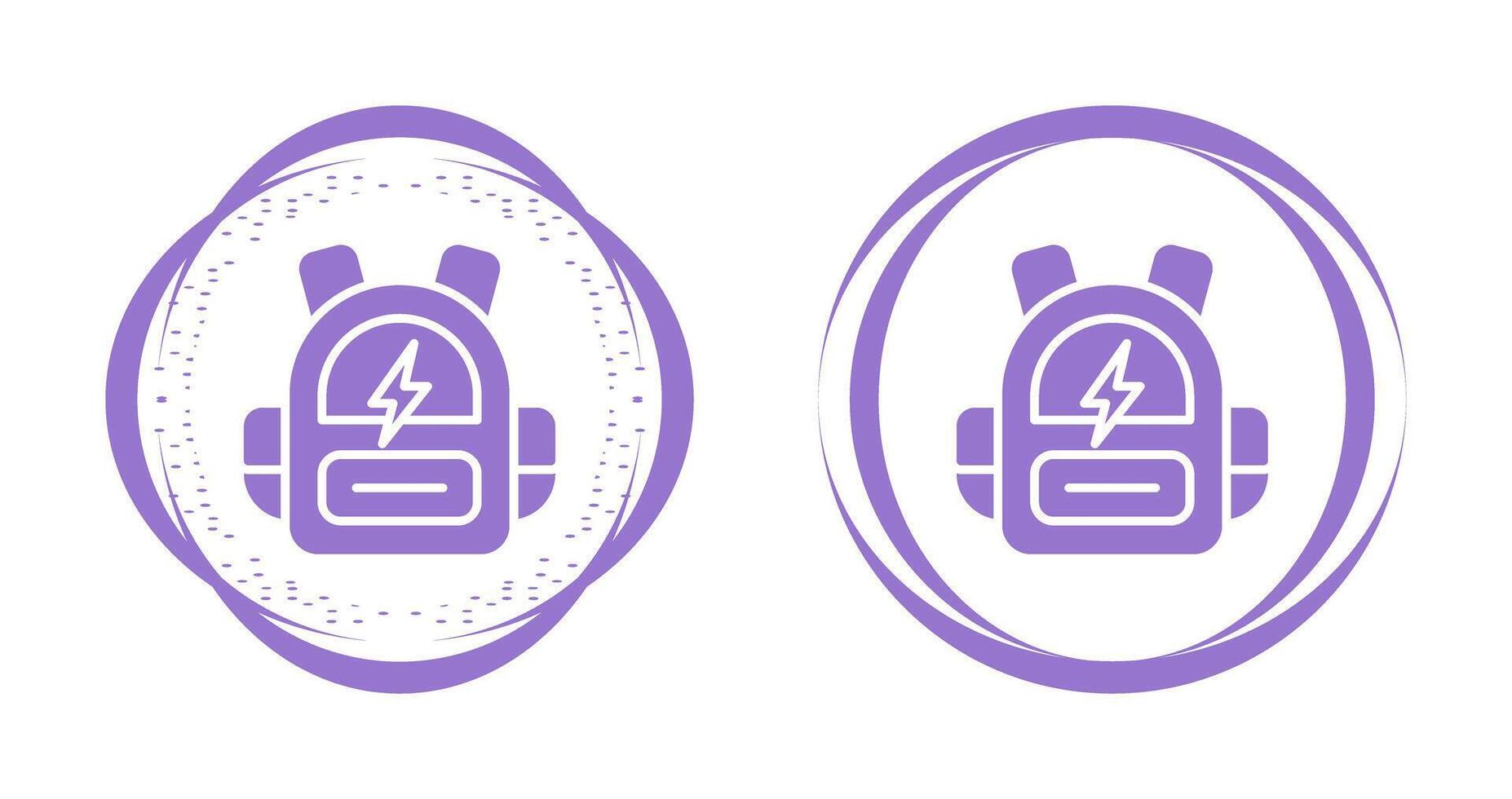 Smart Backpack Vector Icon