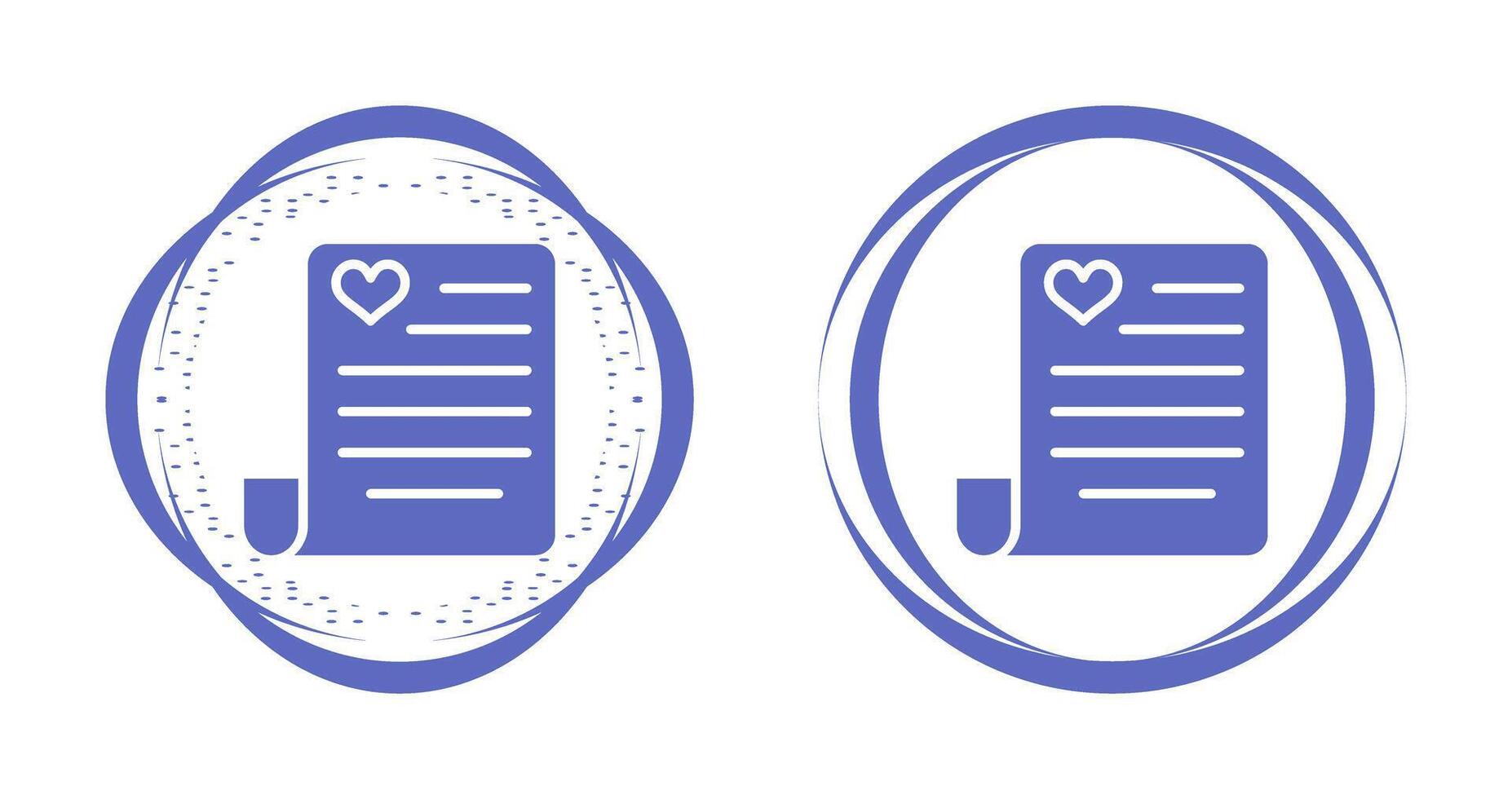 Love poem Vector Icon