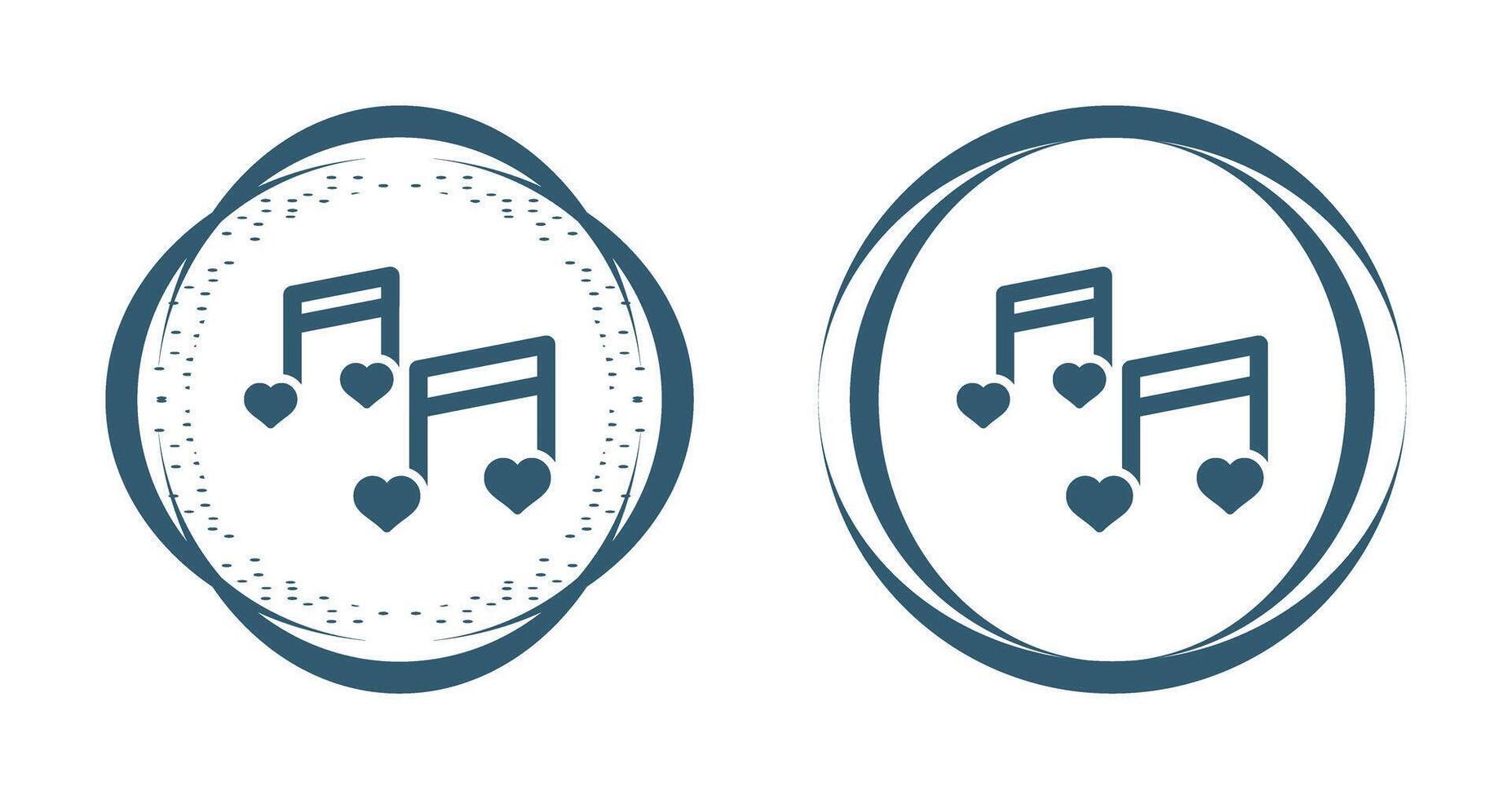 Romantic music Vector Icon