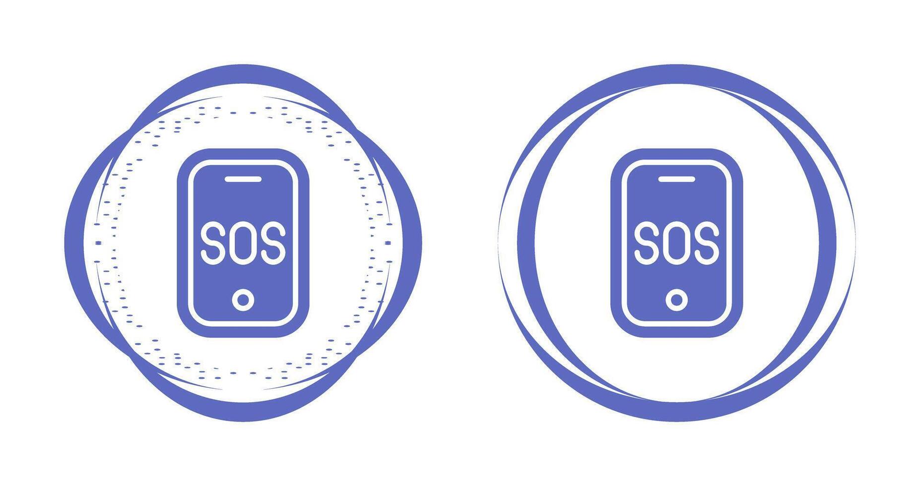 Emergency phone Vector Icon