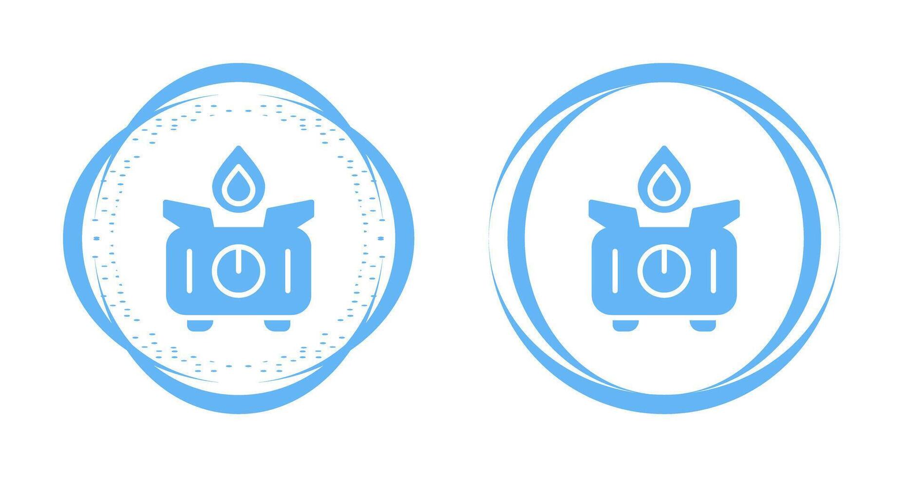 Portable stove Vector Icon