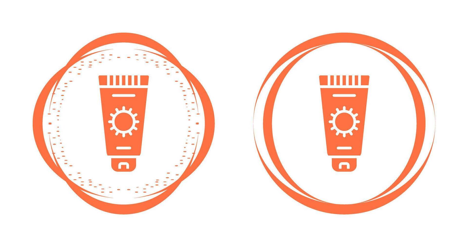 Sunscreen Vector Icon