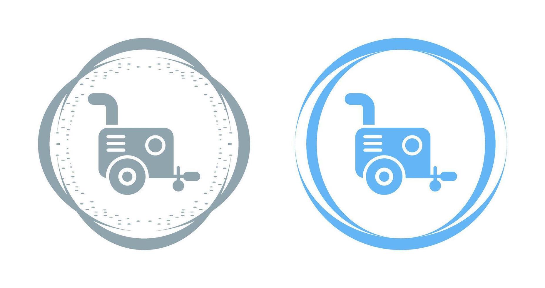 Portable air compressor Vector Icon