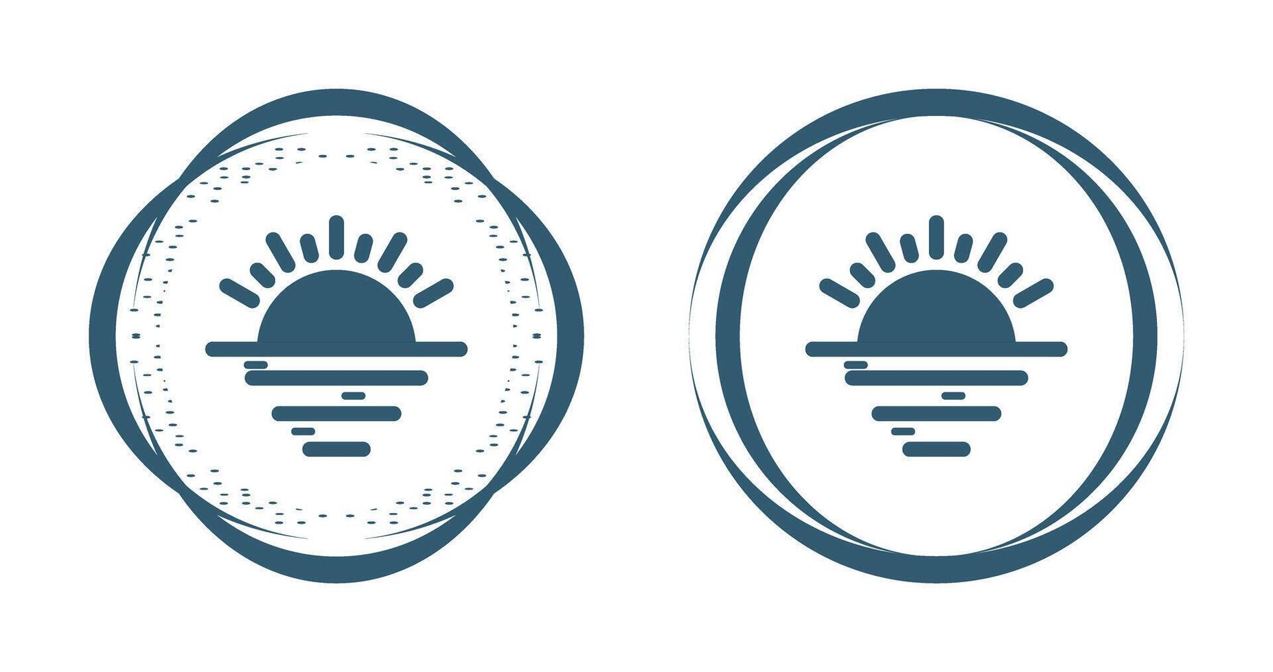 Sunset Vector Icon