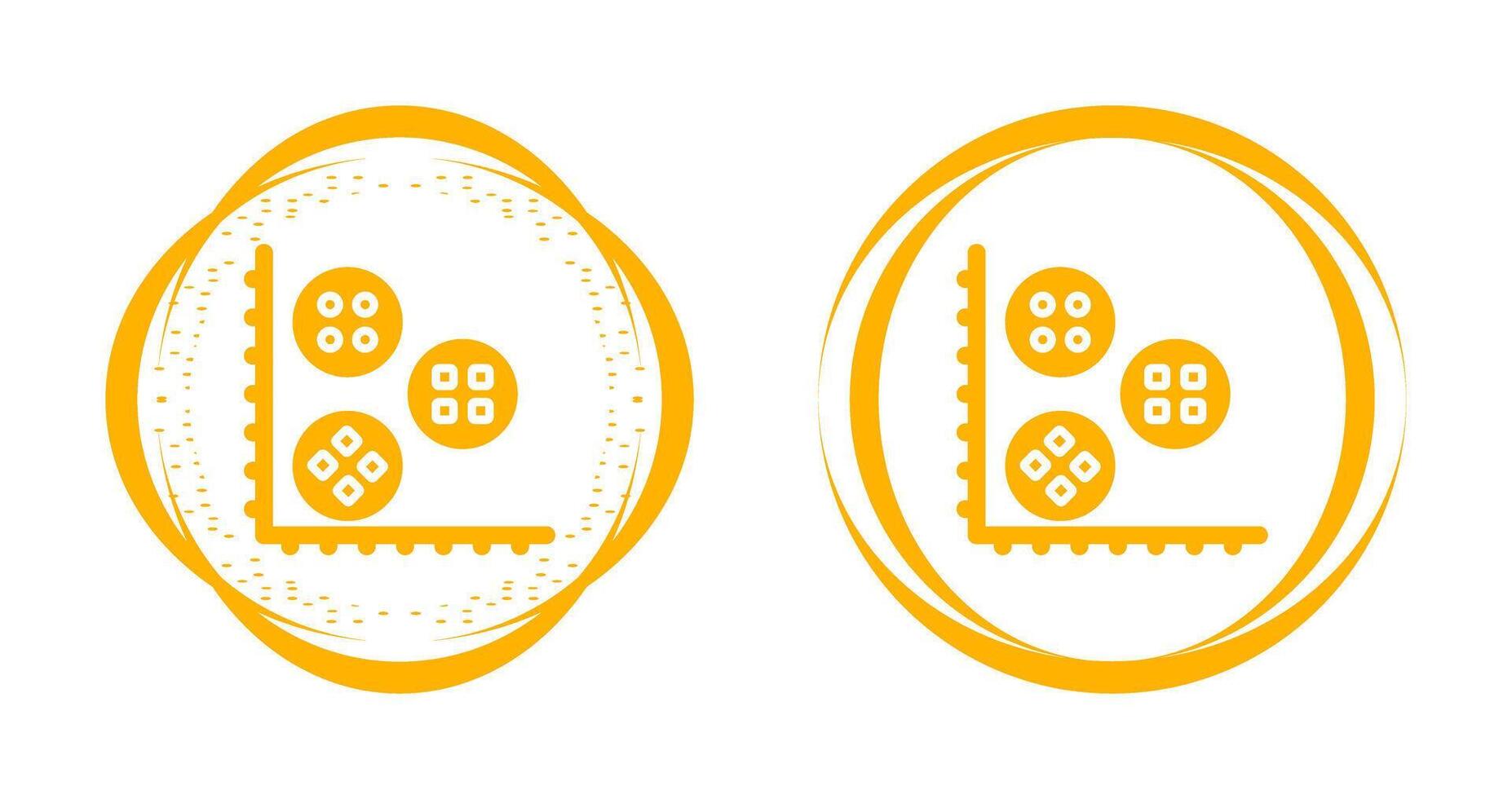 Cluster Analysis Vector Icon