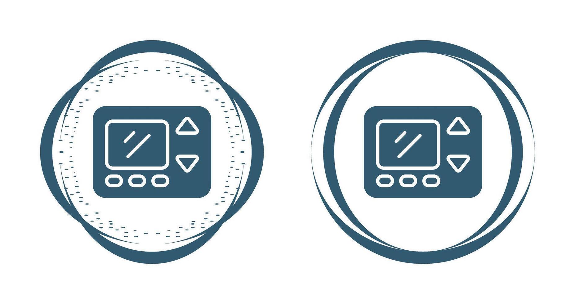 Smart Thermostat Vector Icon