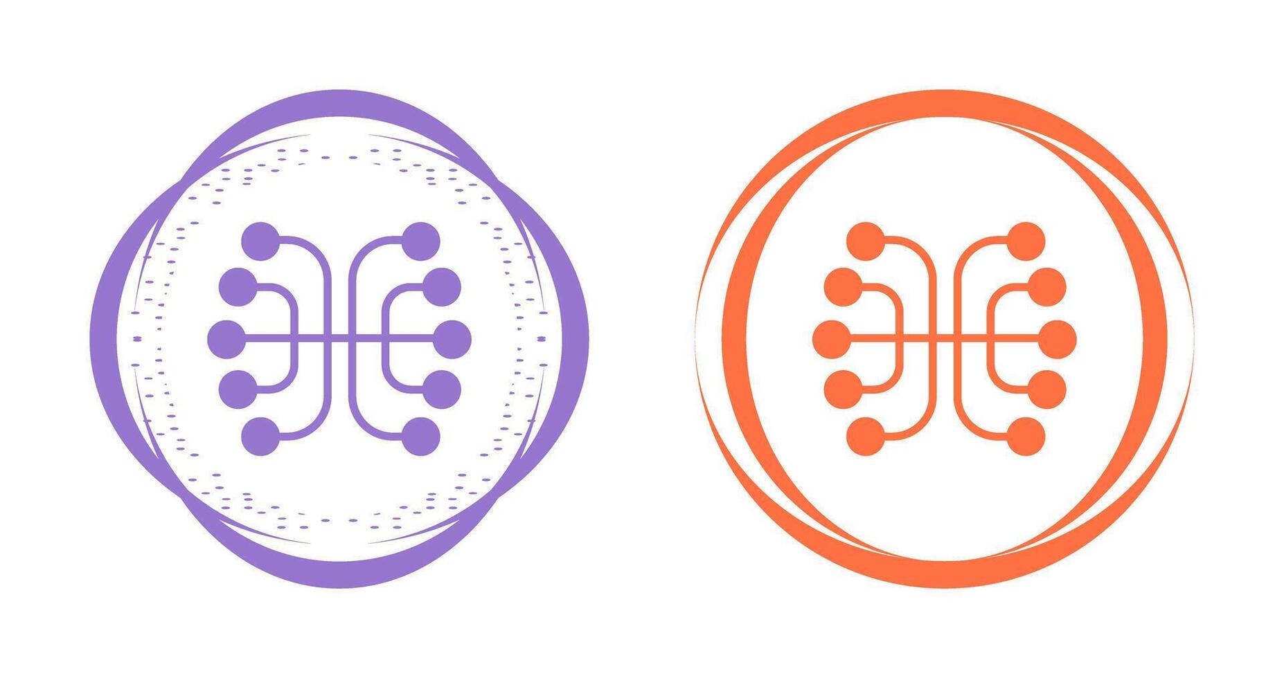 Neural Networks Vector Icon