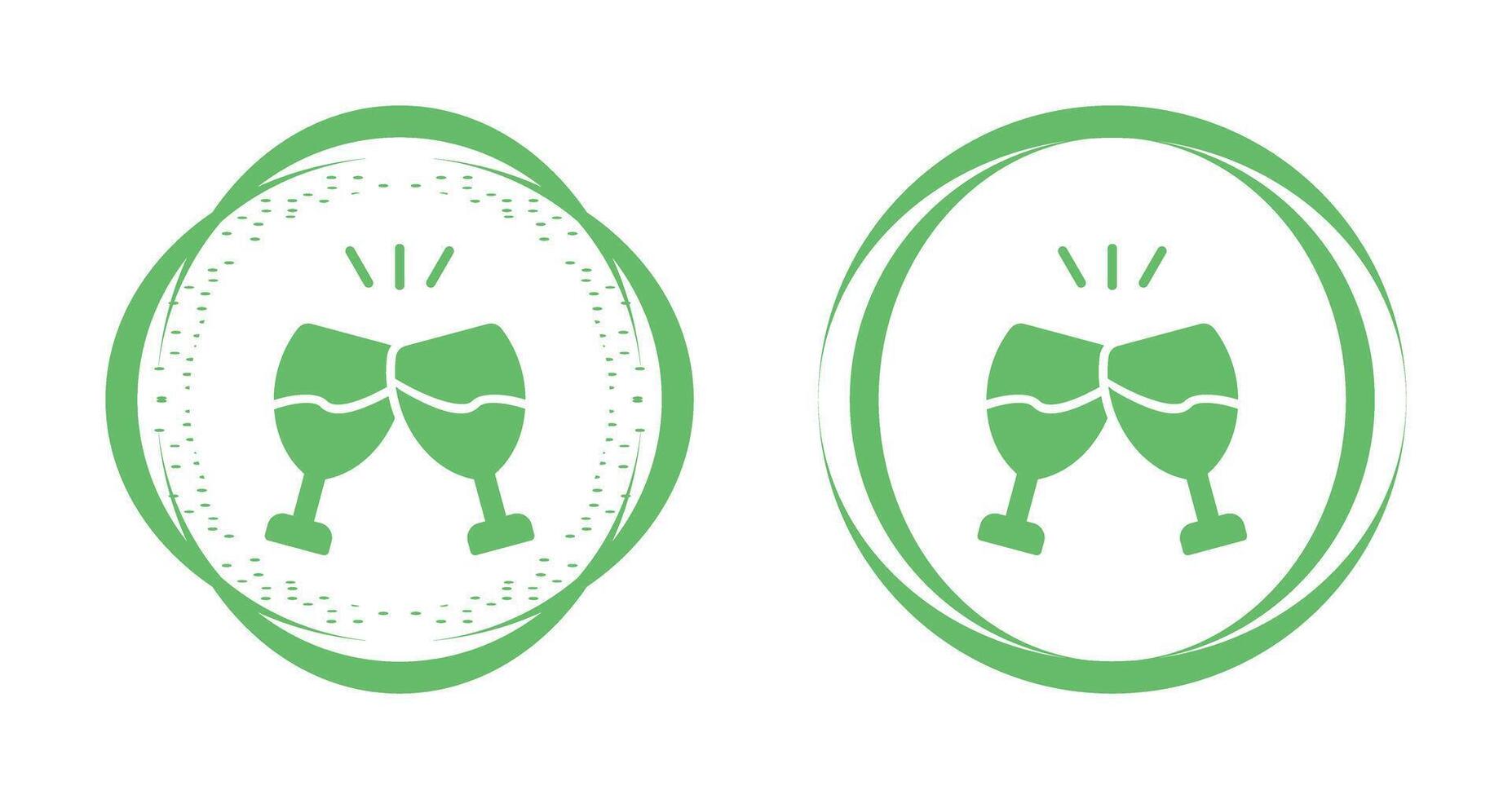 Champagne toast Vector Icon