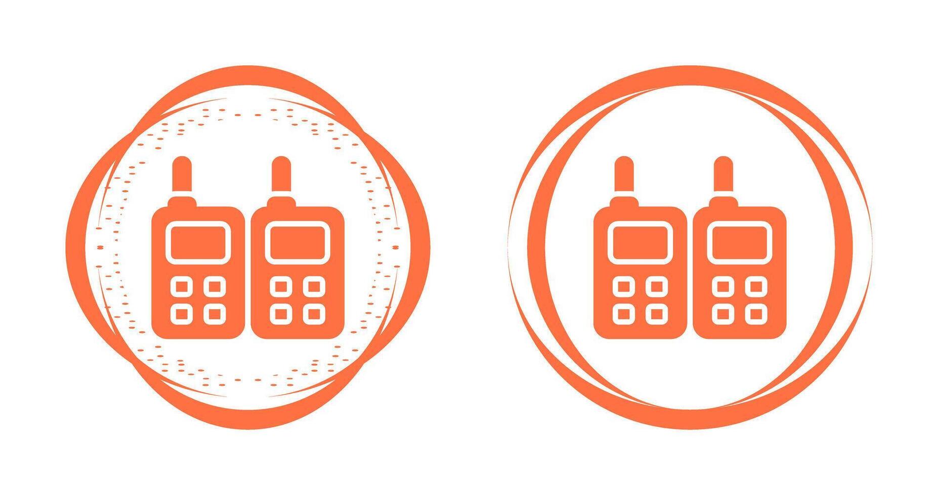 Two way Radio Vector Icon