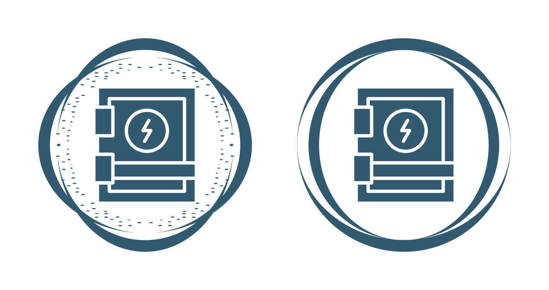 icono de vector de panel eléctrico