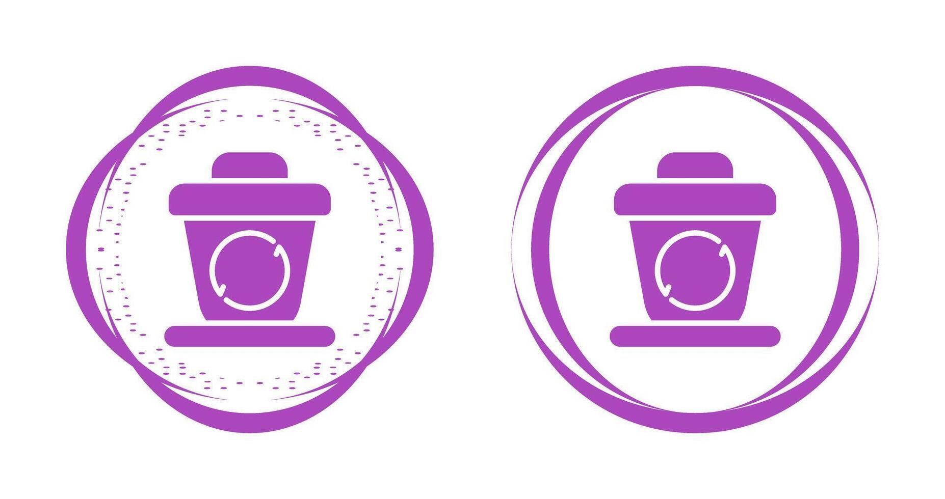 Recycling bin Vector Icon