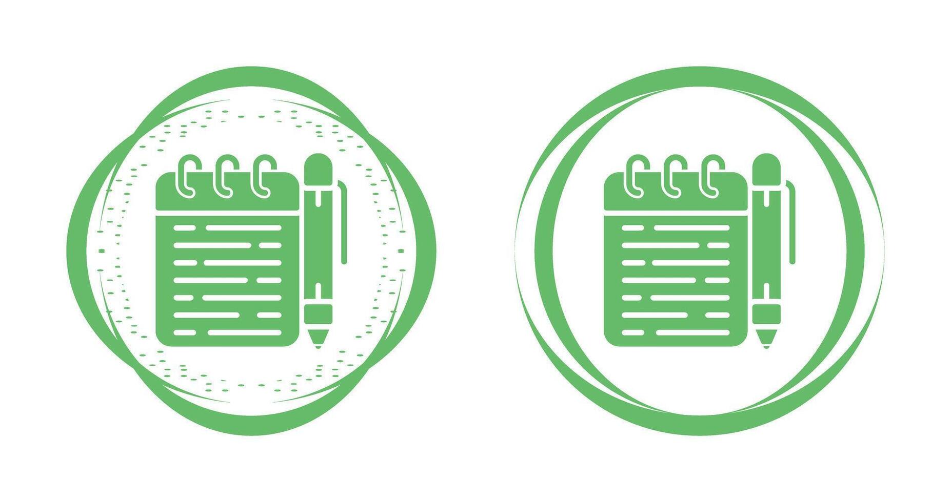 Memo pad Vector Icon