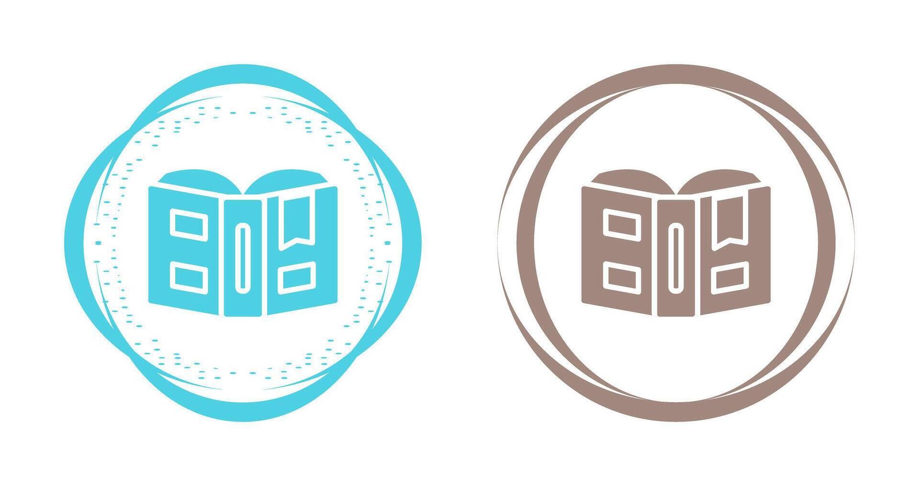 Open book with bookmark Vector Icon