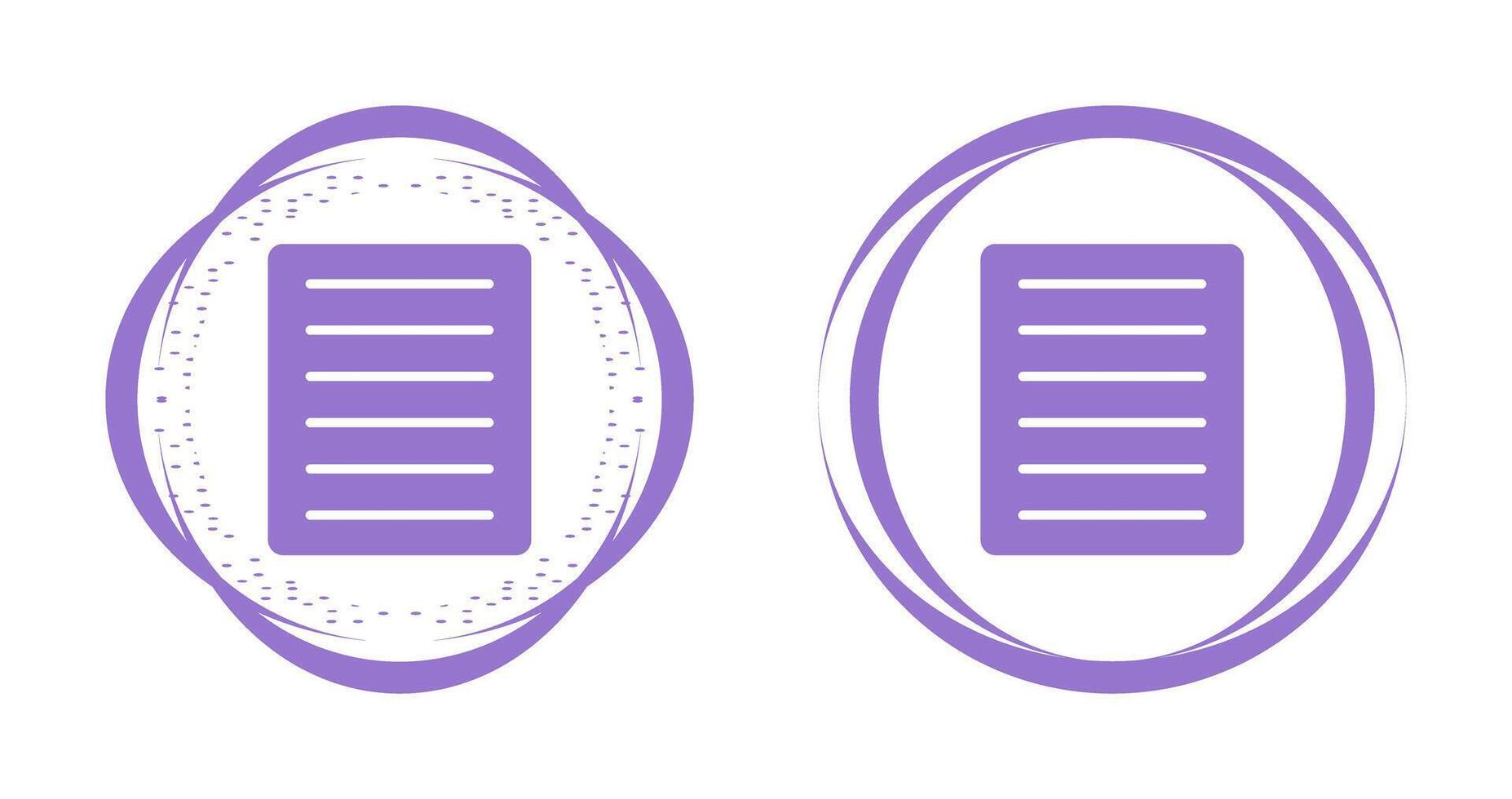 Document Align Justify Vector Icon