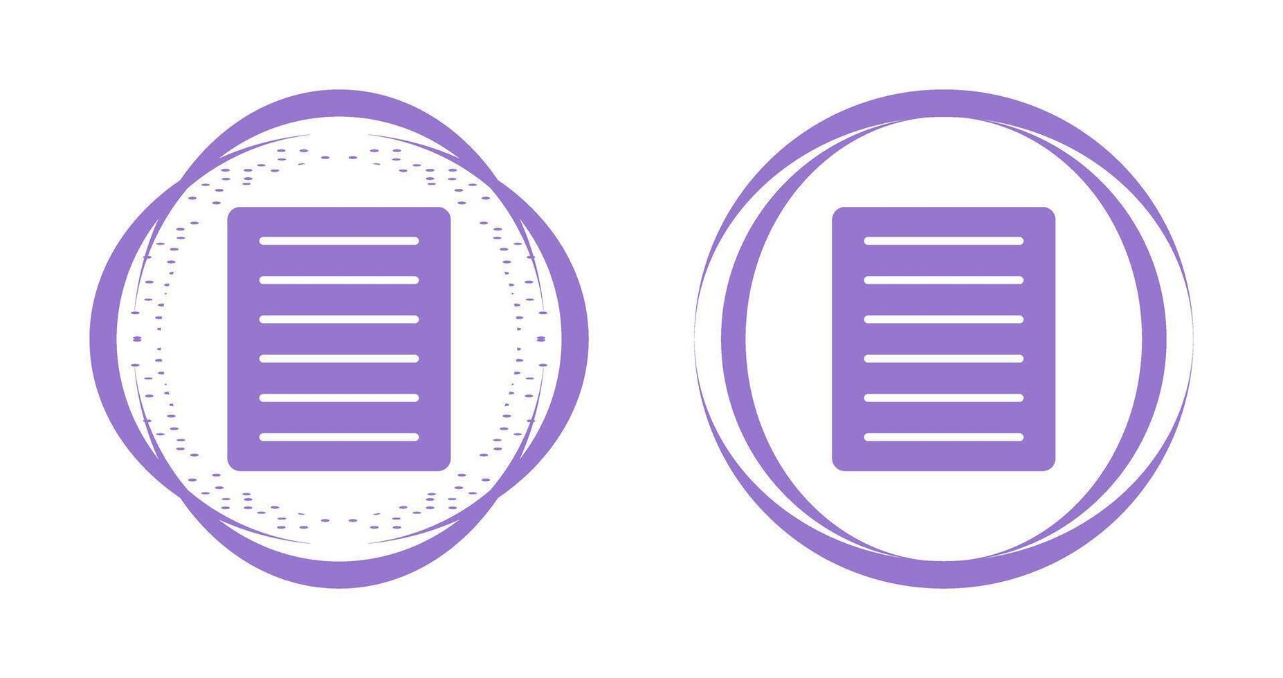 Document Align Justify Vector Icon