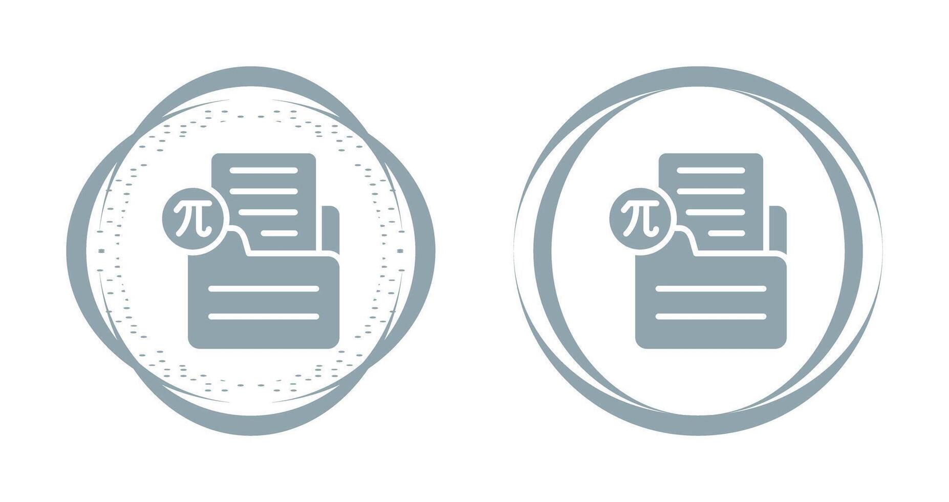 Document Insert Formula Vector Icon