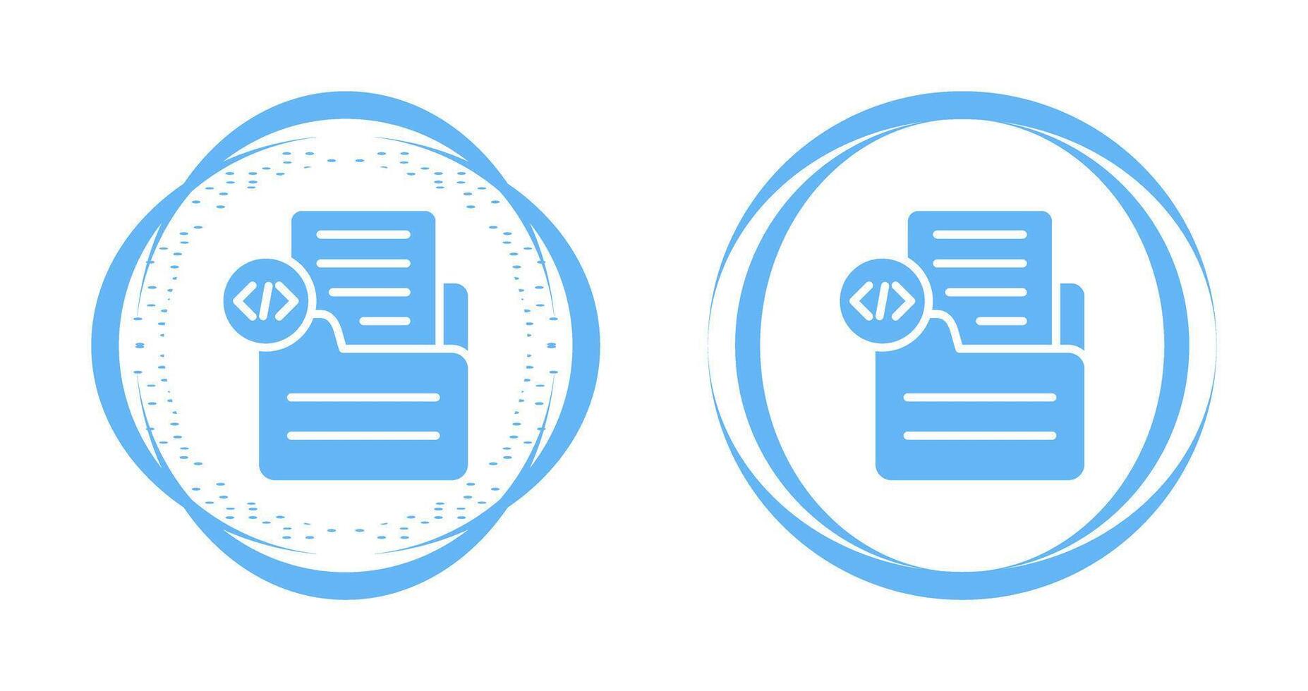 Document Insert Code Vector Icon