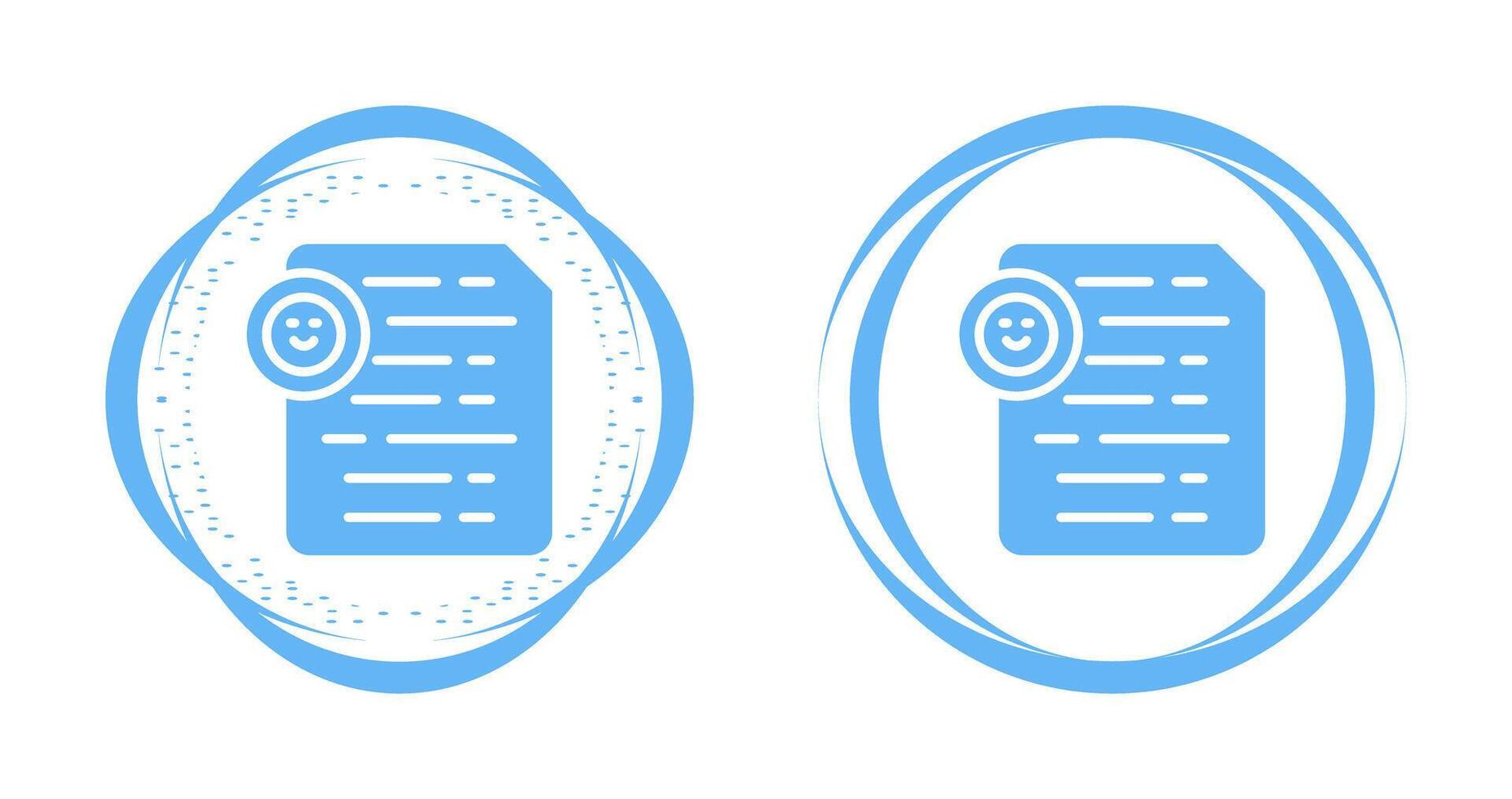 Document Insert Emoji Vector Icon