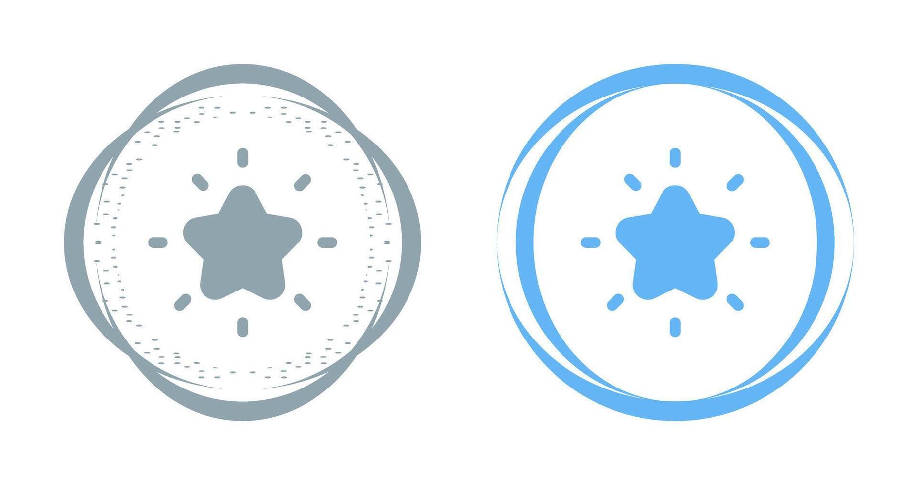 Shining star Vector Icon