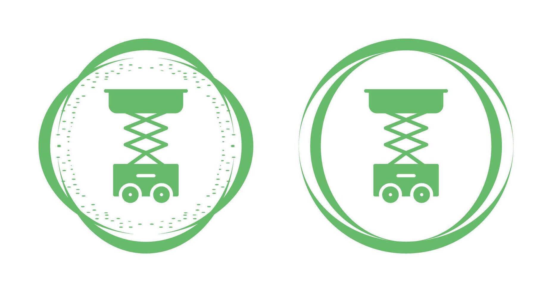 Scissor Lift Vector Icon
