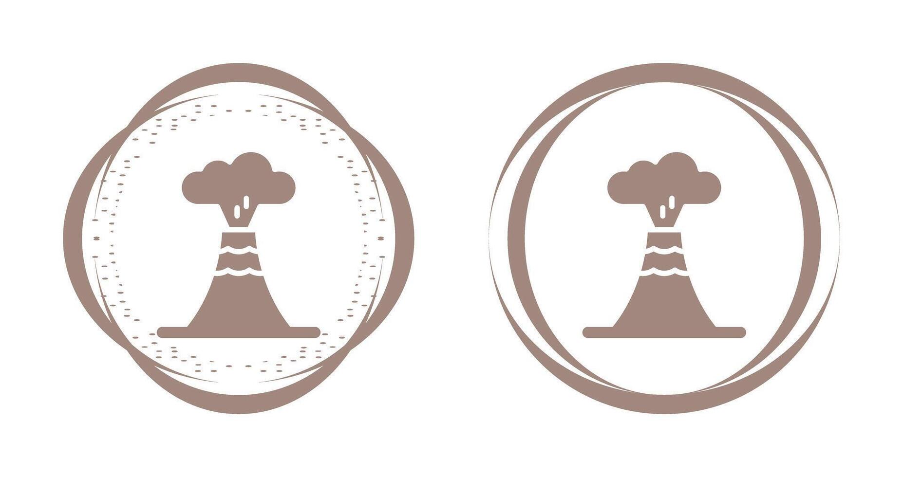 Volcano Vector Icon