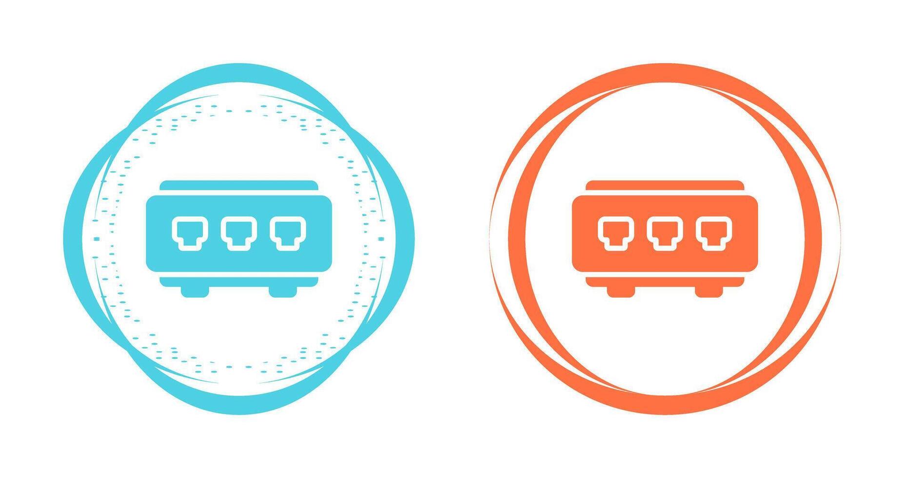 Network Switch Vector Icon