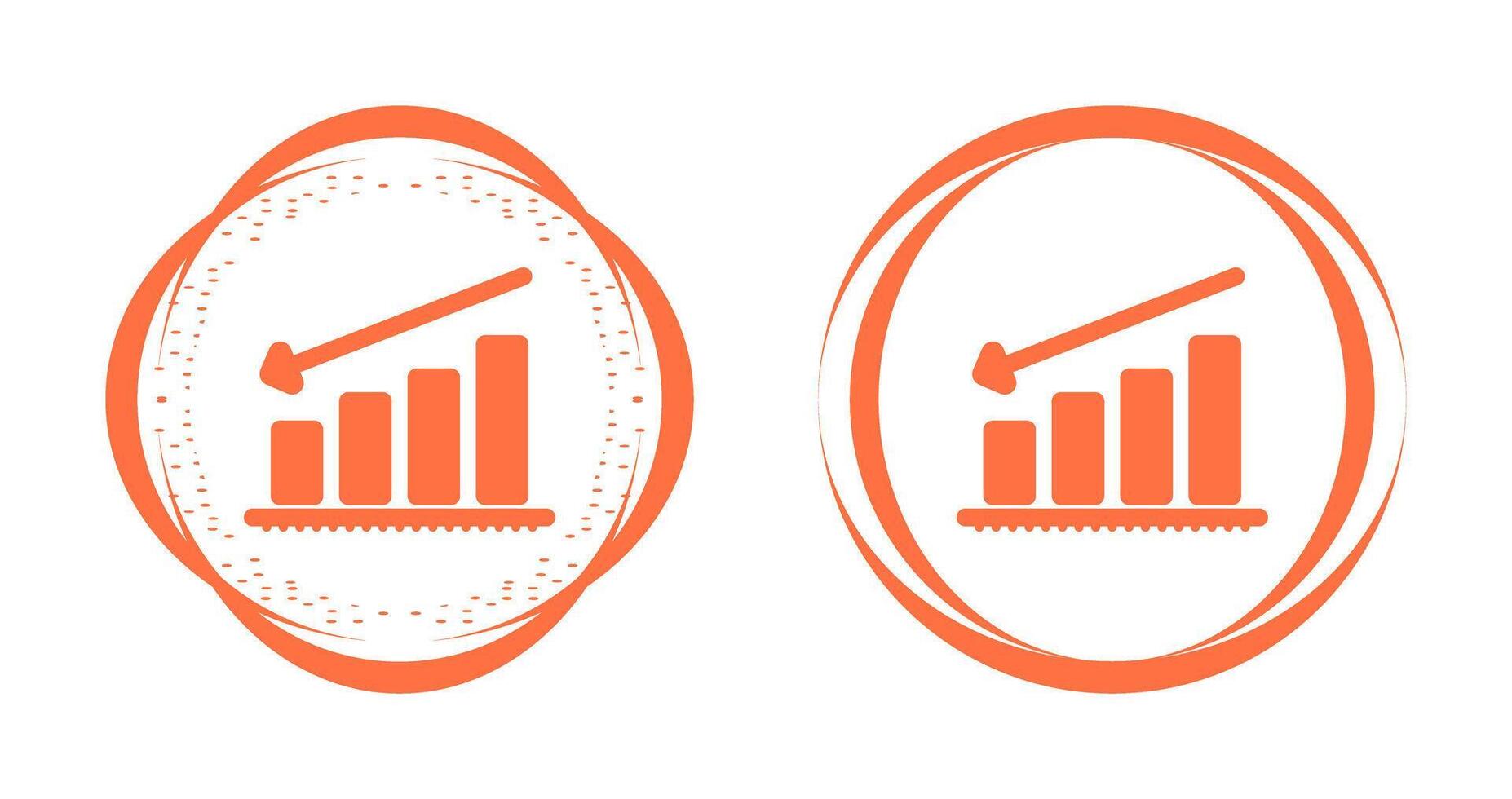 Chart Decreasing Vector Icon