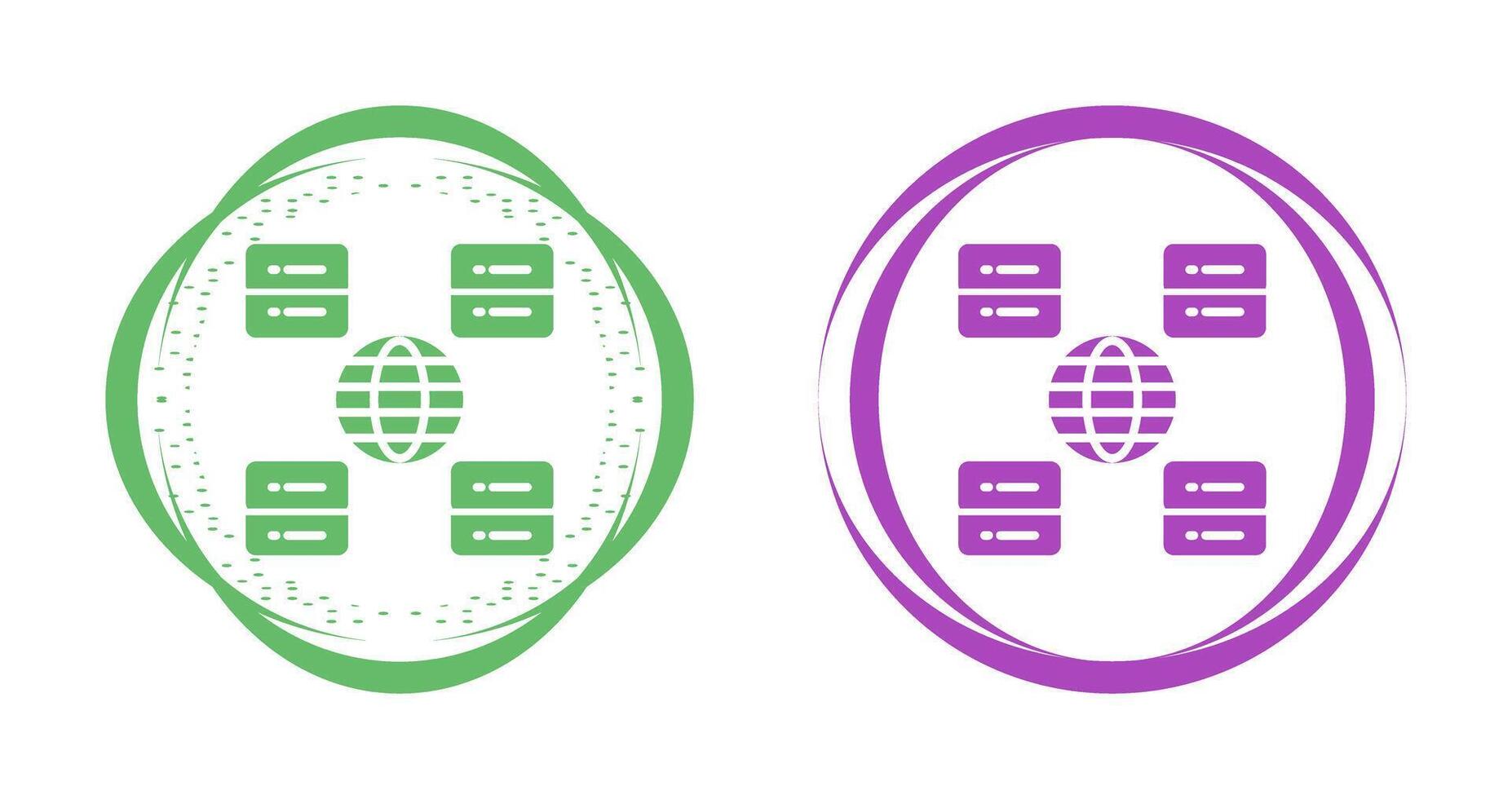 Content Delivery Network Vector Icon