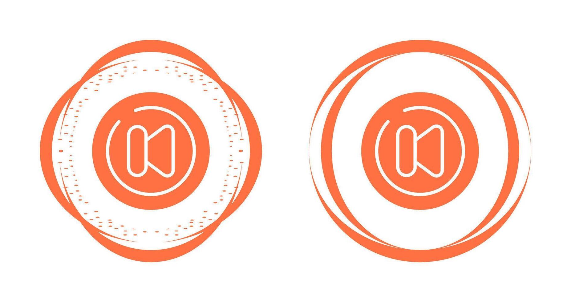 Video Previous Track Circl Vector Icon