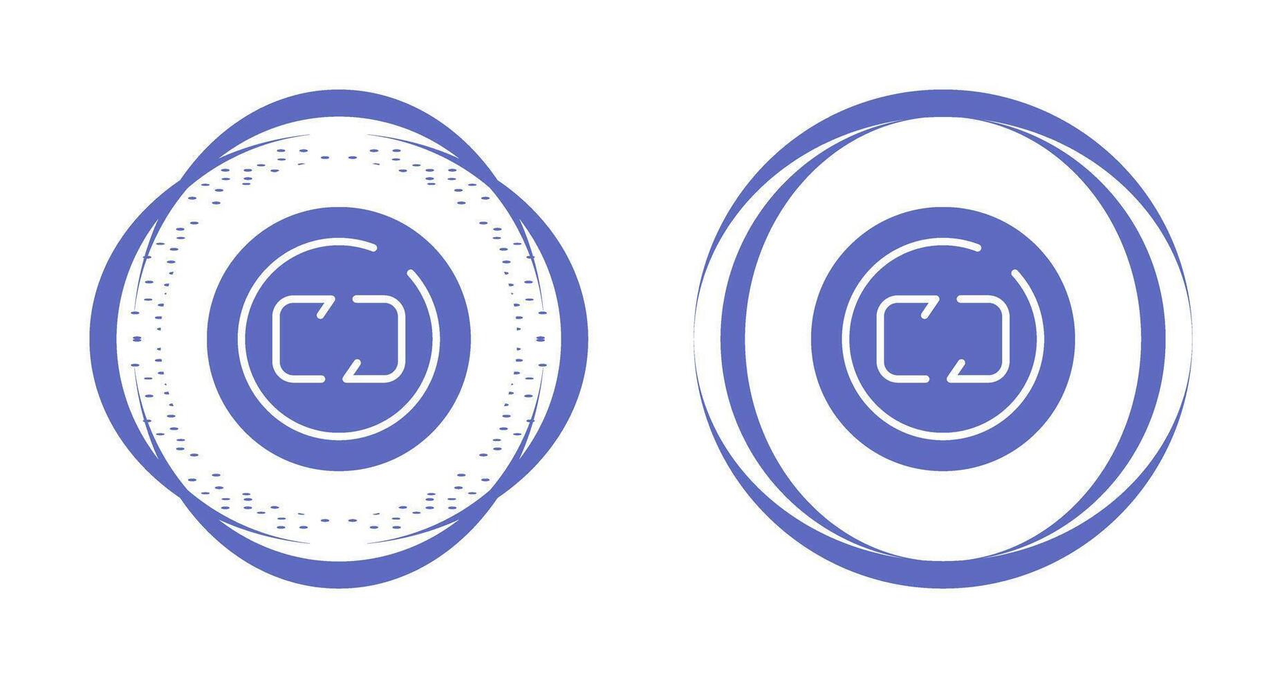 repetir circulo vector icono