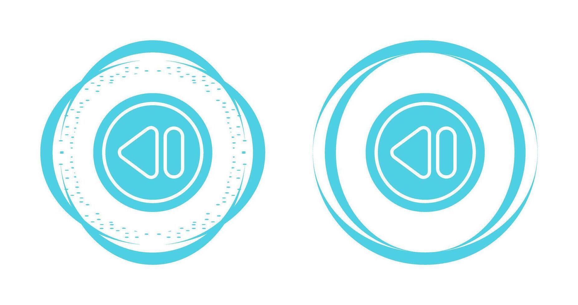 Rewind Button Vector Icon