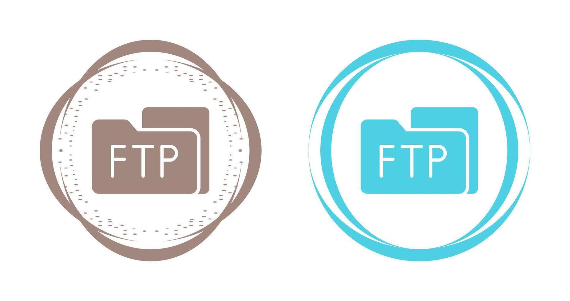 ftp acceso vector icono