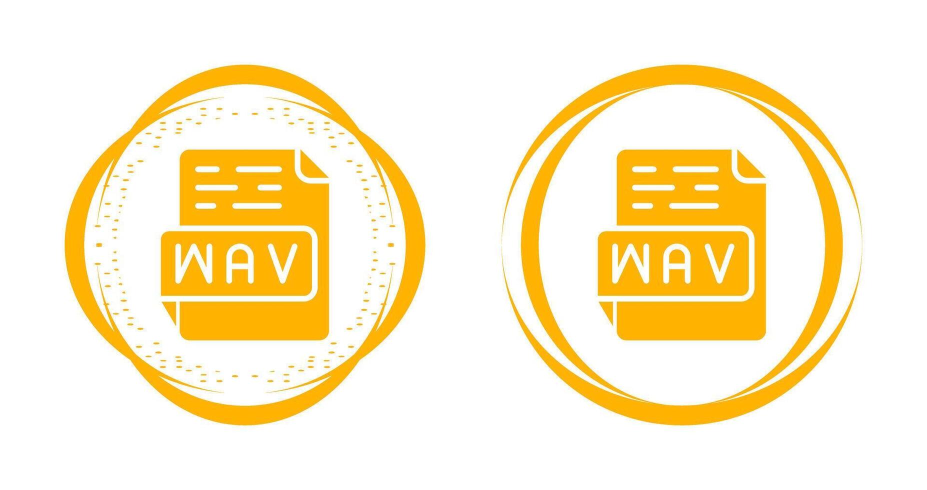 wav vector icono