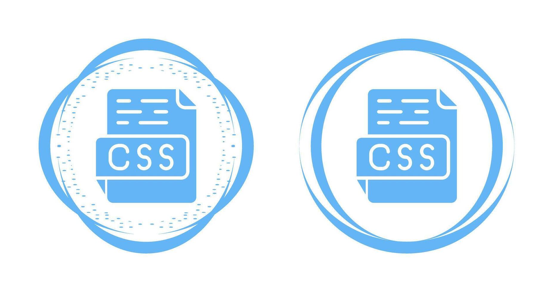 icono de vector de css