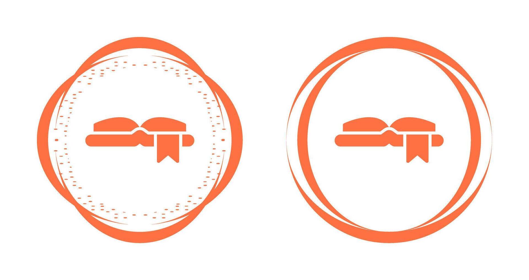 Open Book with Bookmark Vector Icon