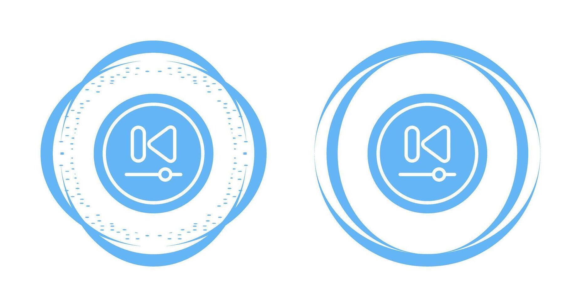 Video Previous Track Butto Vector Icon