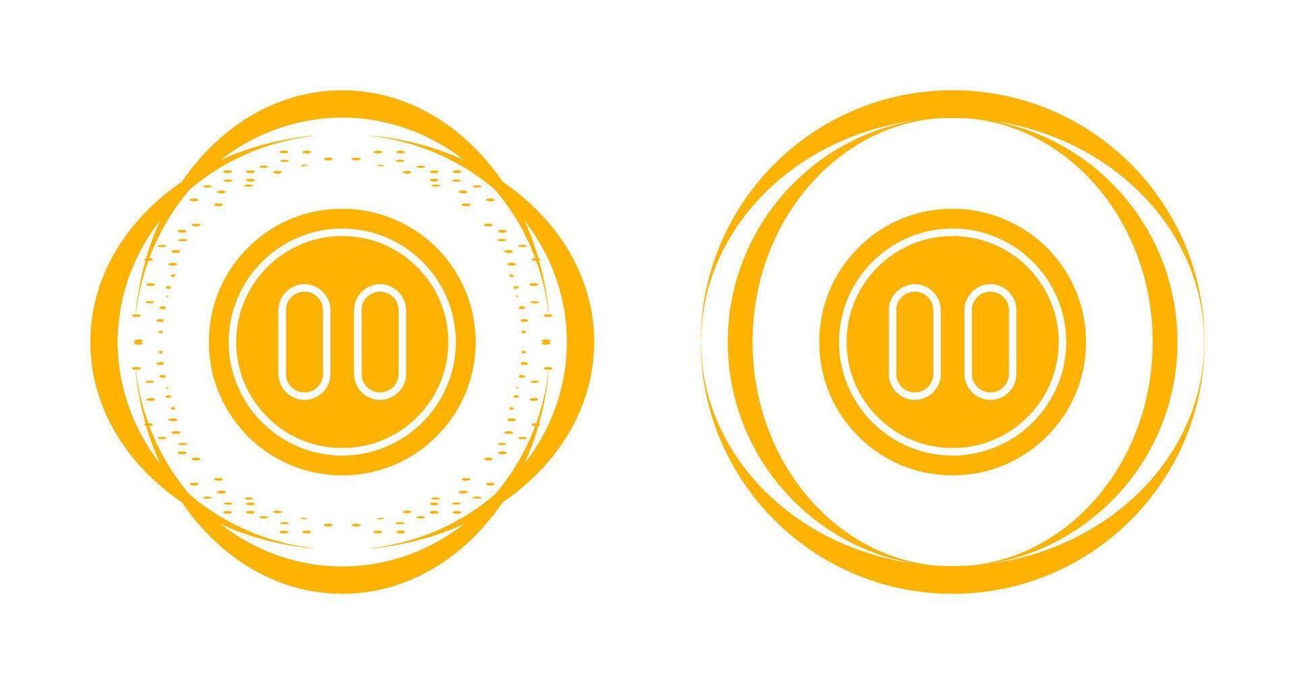 Pause Button Vector Icon