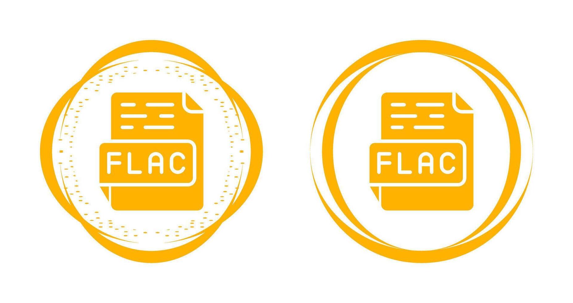 flac vector icono