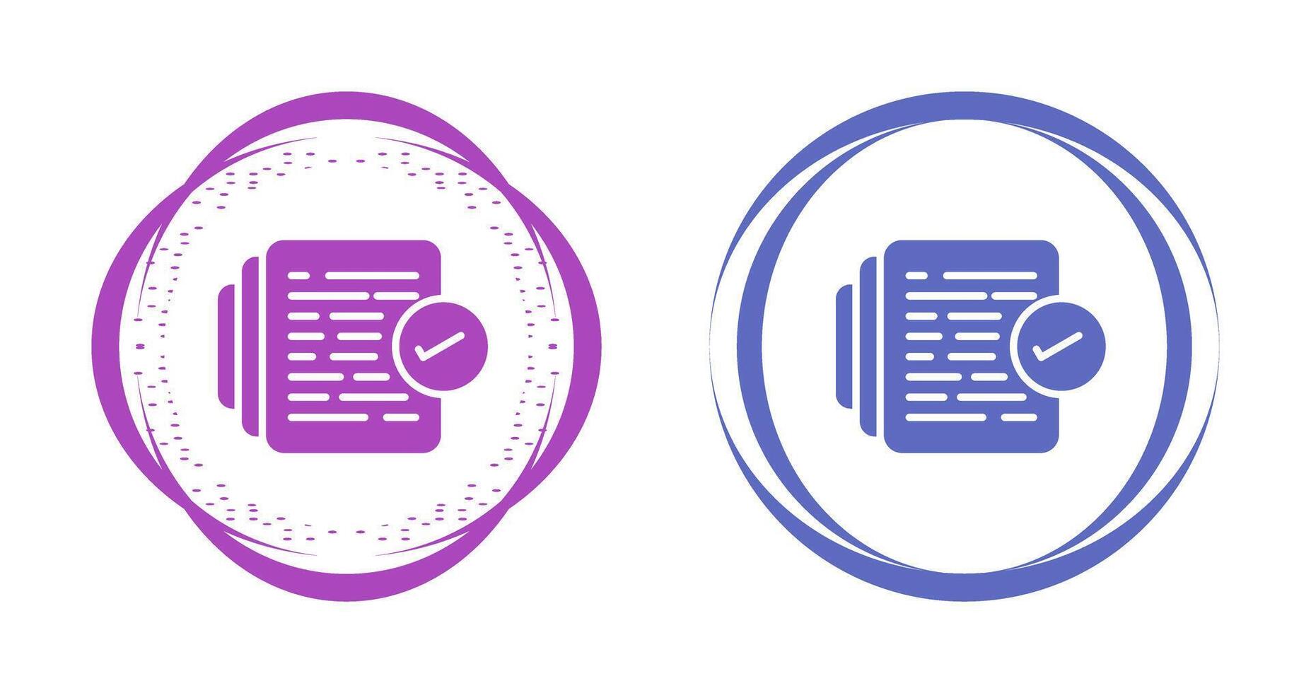 Document Versioning Vector Icon