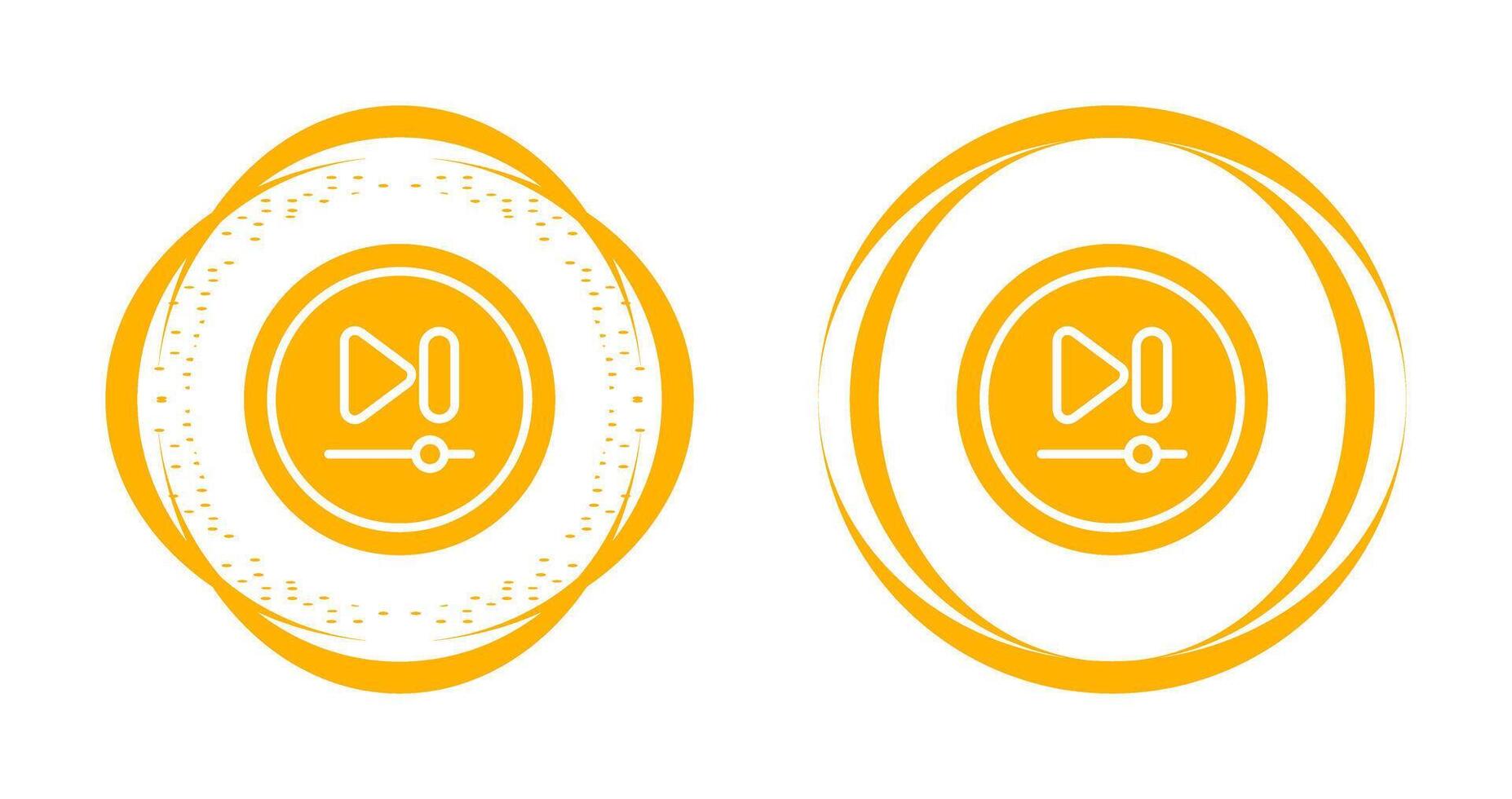 Video Next Track Button Vector Icon
