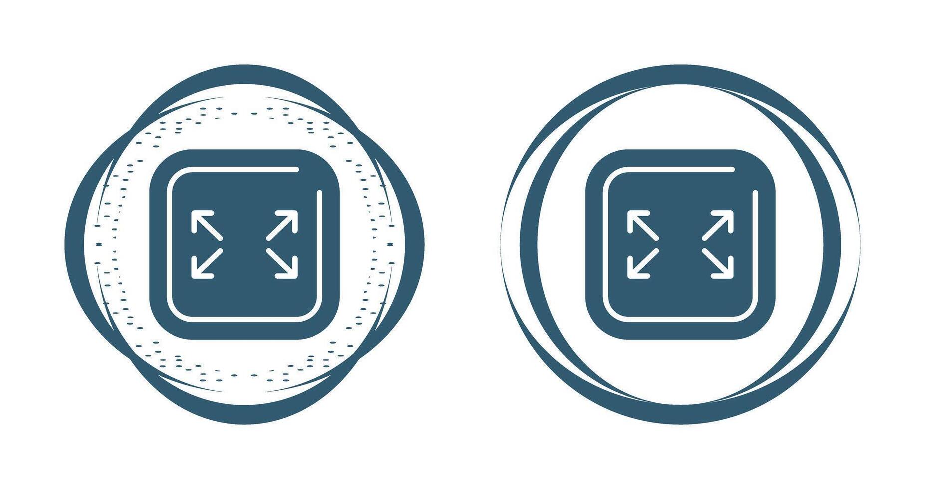 Fullscreen Square Vector Icon