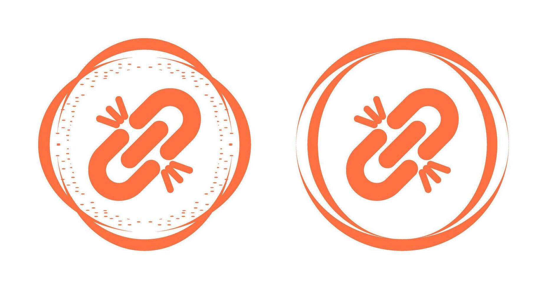 Broken Link Vector Icon