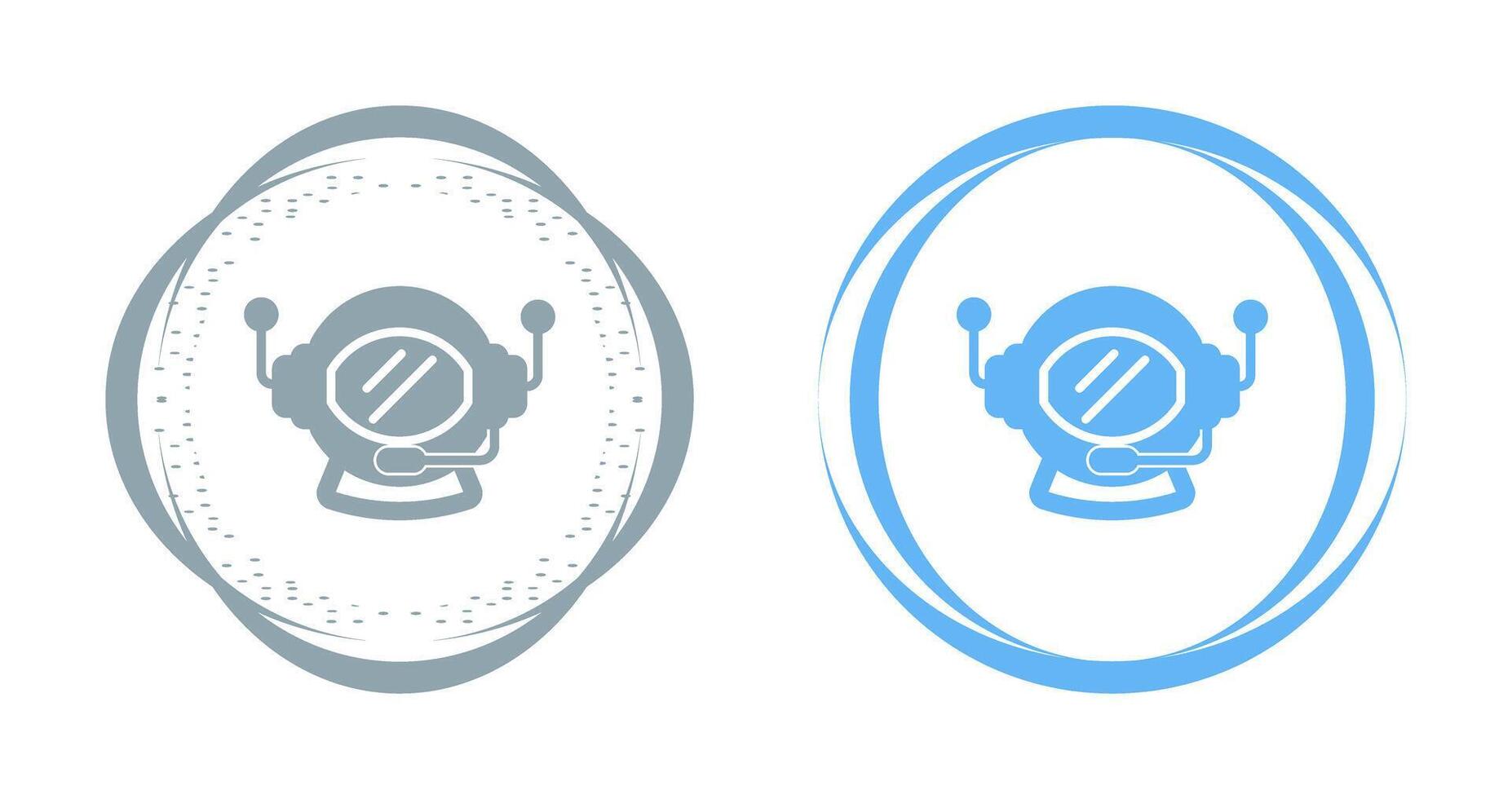 Astronaut Helmet Vector Icon