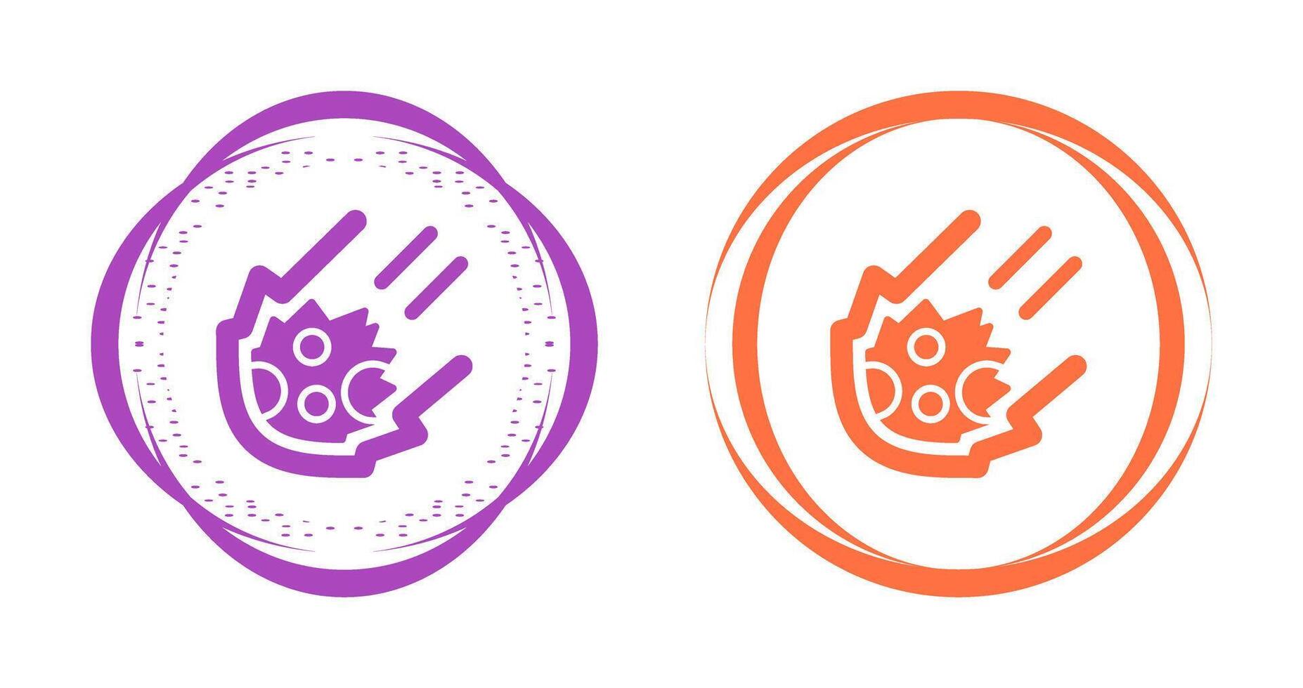 Meteor Vector Icon