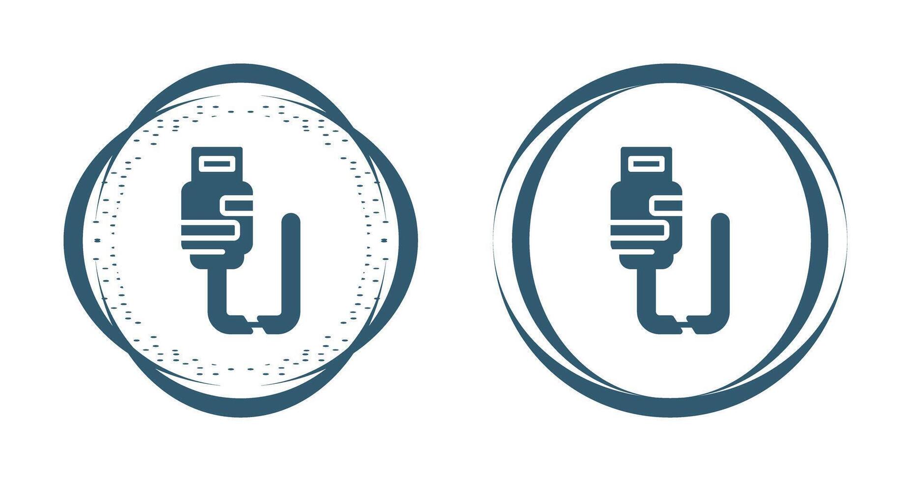 Broken Cable Vector Icon