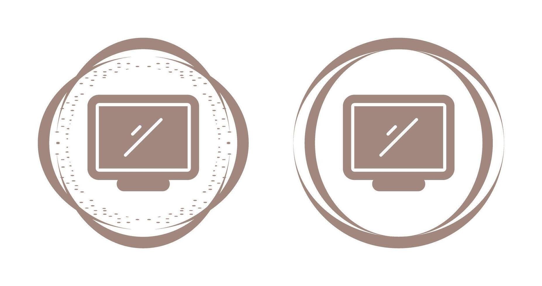 Desktop Computer Vector Icon