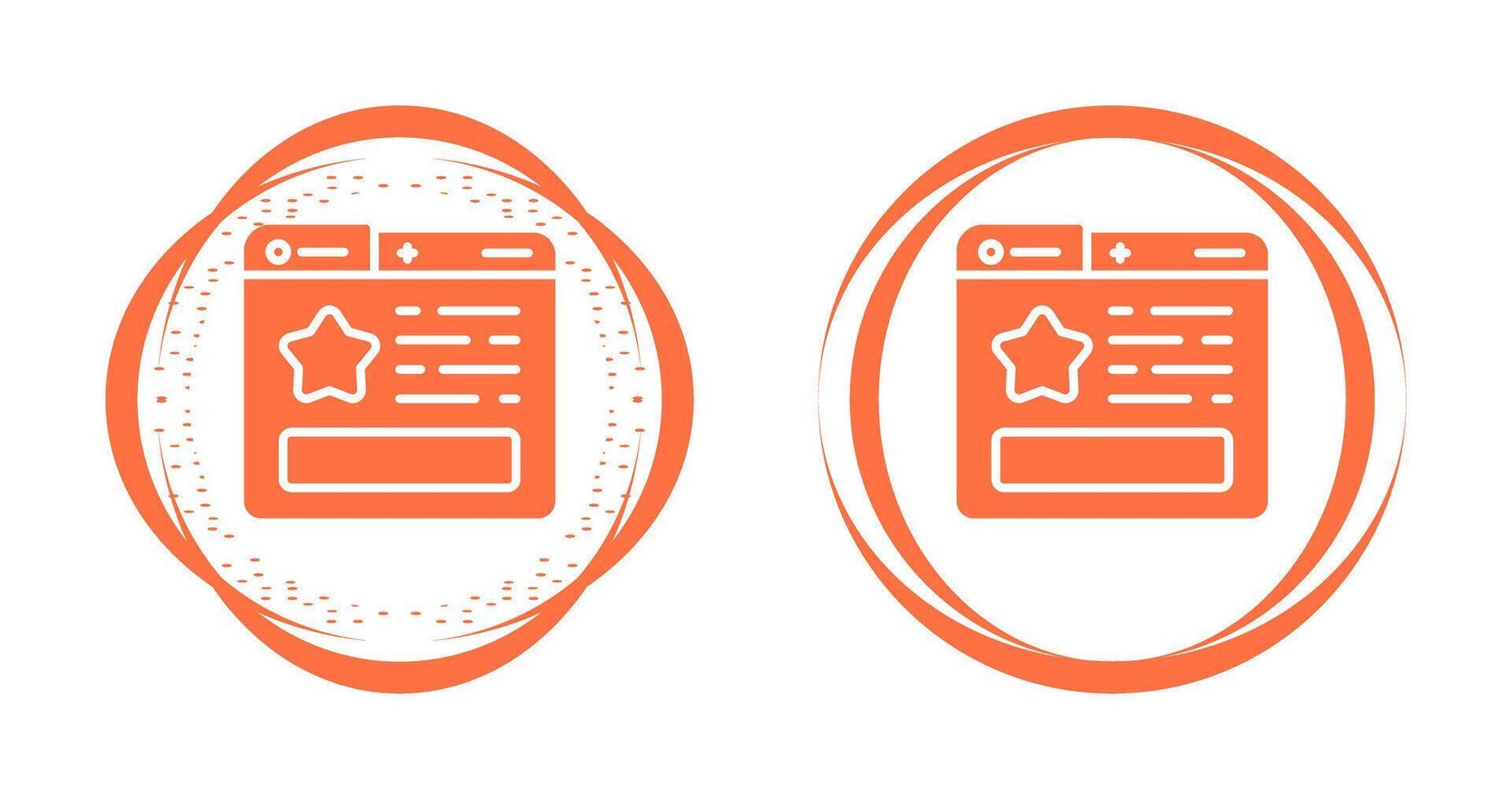 Favourite Page Vector Icon