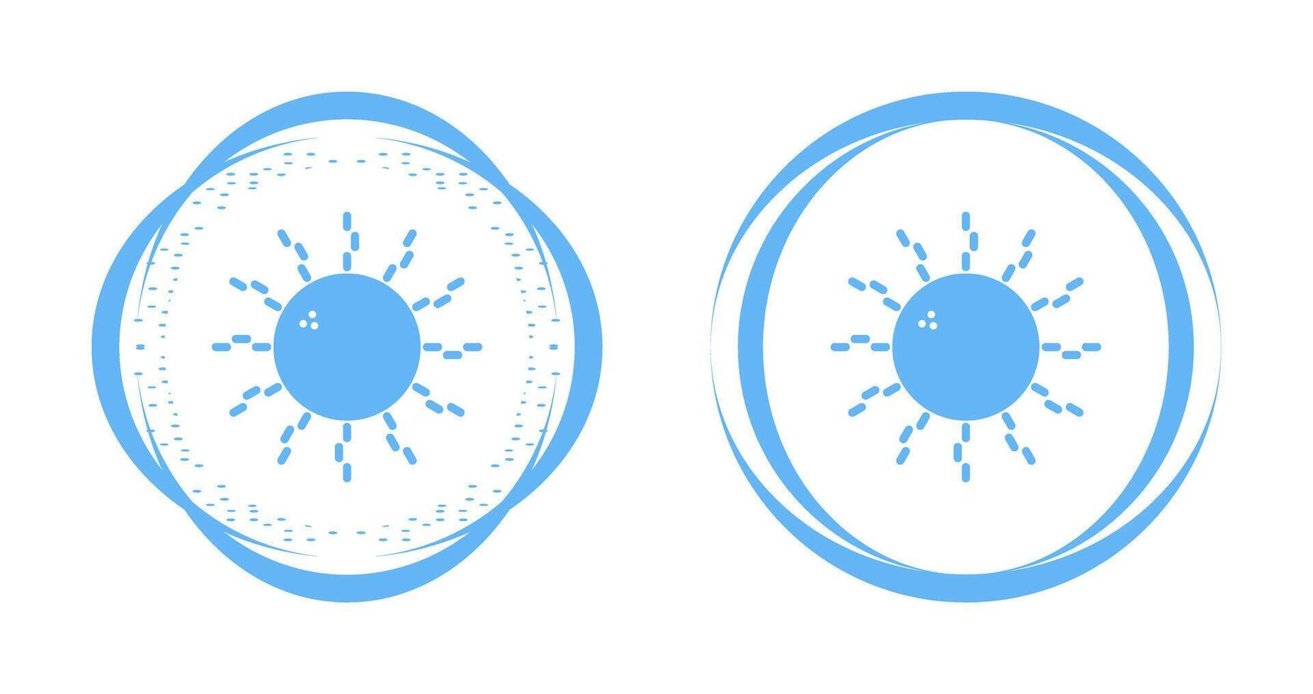 icono de vector de sol