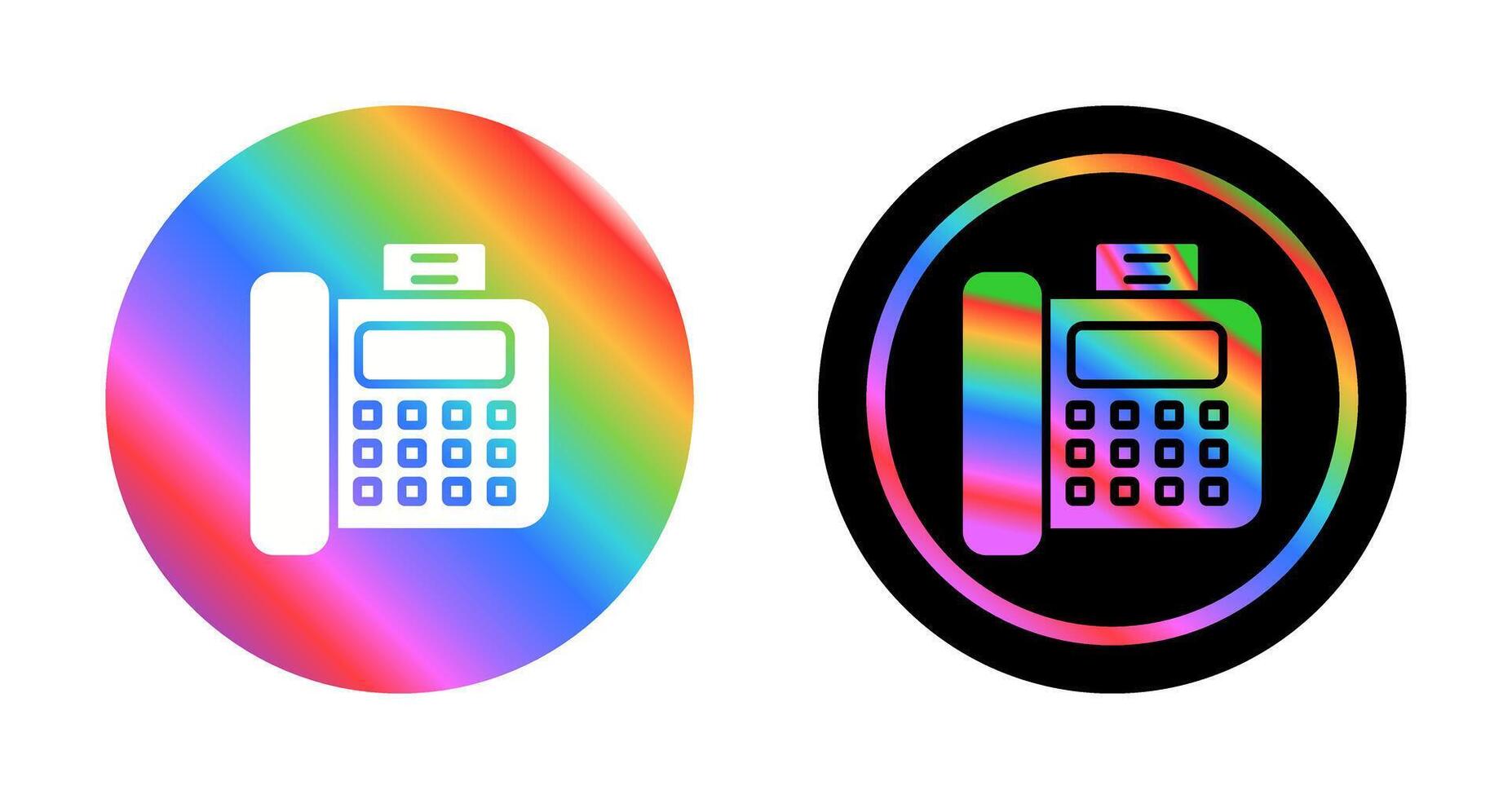 Fax Machine Vector Icon