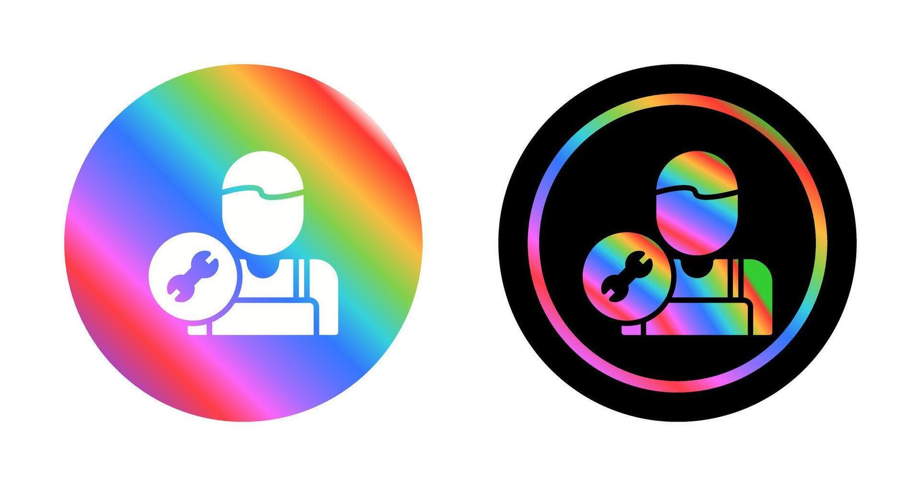 HVAC Technician Vector Icon